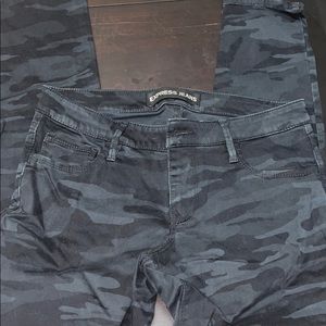 Black Camo Jeans from Express